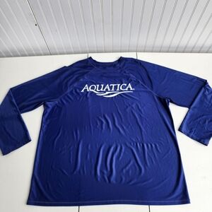 Aquatica Sea world Park Surfing T Shirt Quick Dry Shirt Long Sleeve Rush XXL